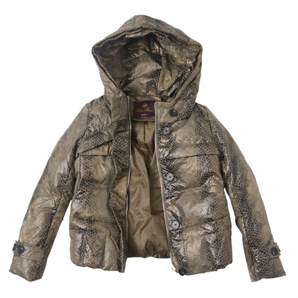 rare Loro Piana snakeskin puffer jacket - Picture 2 of 8
